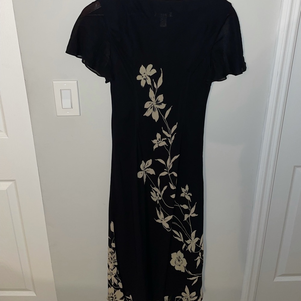 Vintage Talbots Floral Midi Dress - Picture 4 of 9